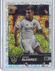 2023 Topps Chrome MLS Efrain Alvarez #167 Mini Diamonds Silver LA Galaxy